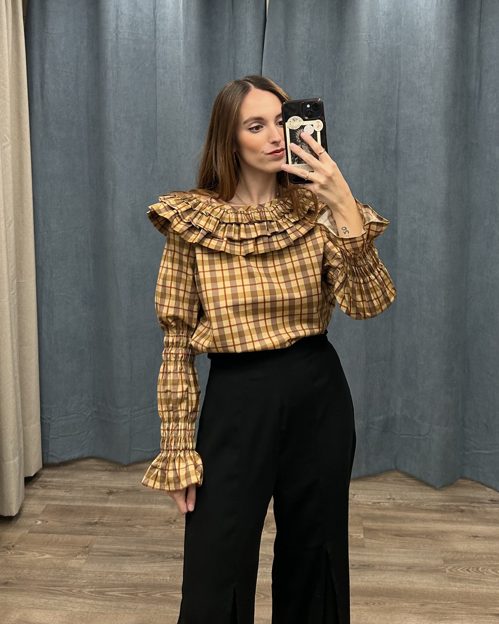 Blusa tartán