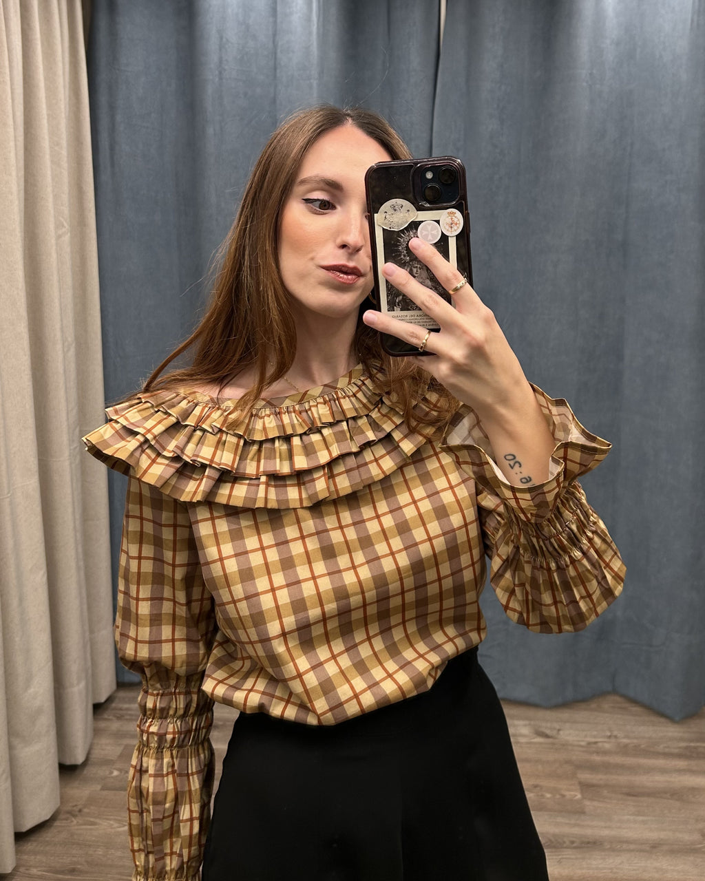 Blusa tartán